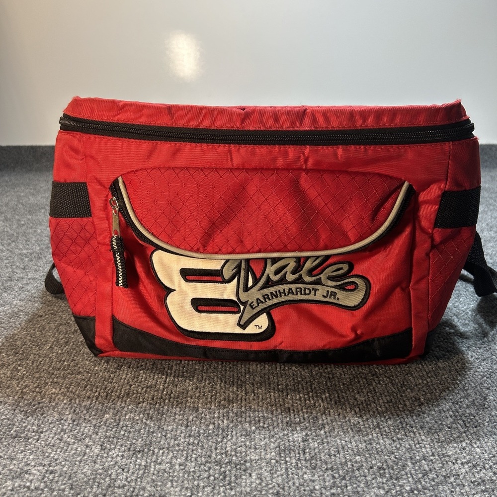 Vintage Dale Earnhardt Jr 8 NASCAR Soft Cooler Bag Insulated Lunchbox 12-18 Can